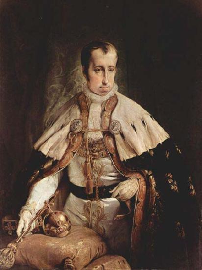 Francesco Hayez Portrait of the Emperor Ferdinand I of Austria Germany oil painting art